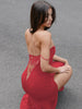 Elegant Lace-Back Cami Maxi Dress ATHLEXES