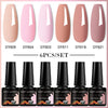 NailArt Pro 6pc UV Gel Polish Kit for Manicure ATHLEXES