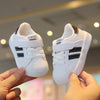ChicStride 2 Striped White Baby Casual Sneakers ATHLEXES