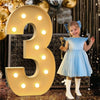 Radiant 4FT DIY Light Up Numbers for Celebrations ATHLEXES