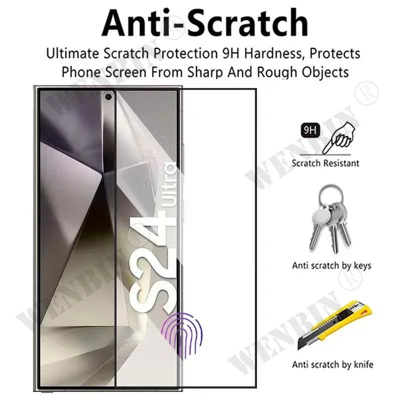 Premium Shield 3 Pcs Samsung Tempered Glass Protector ATHLEXES