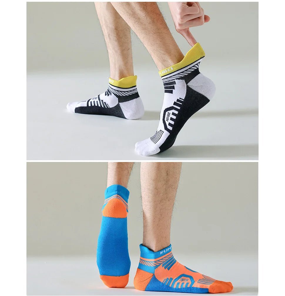 Vibrant 5 Pairs Athletic Cotton Socks Set ATHLEXES