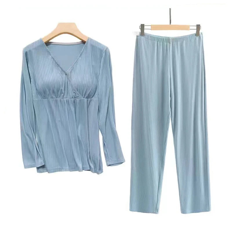 SereneMama Maternity Nursing Pajama Set ATHLEXES