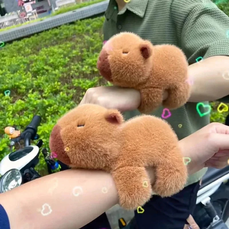 Kawaii Capybara Plush Wristband Bracelet ATHLEXES