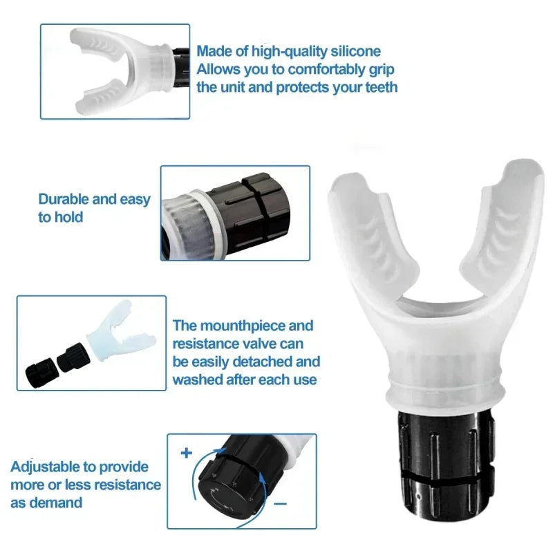 LungBoost Pro Breathing Trainer Mask ATHLEXES
