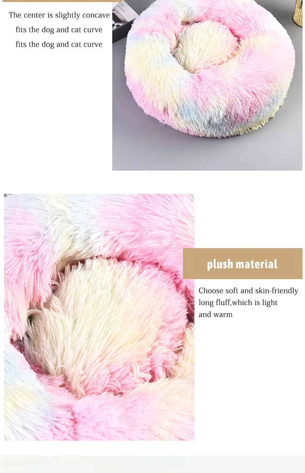 CozyNest Super Soft Plush Pet Bed for Ultimate Comfort ATHLEXES