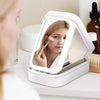 LuxeGlow Portable LED Makeup Mirror Case ATHLEXES