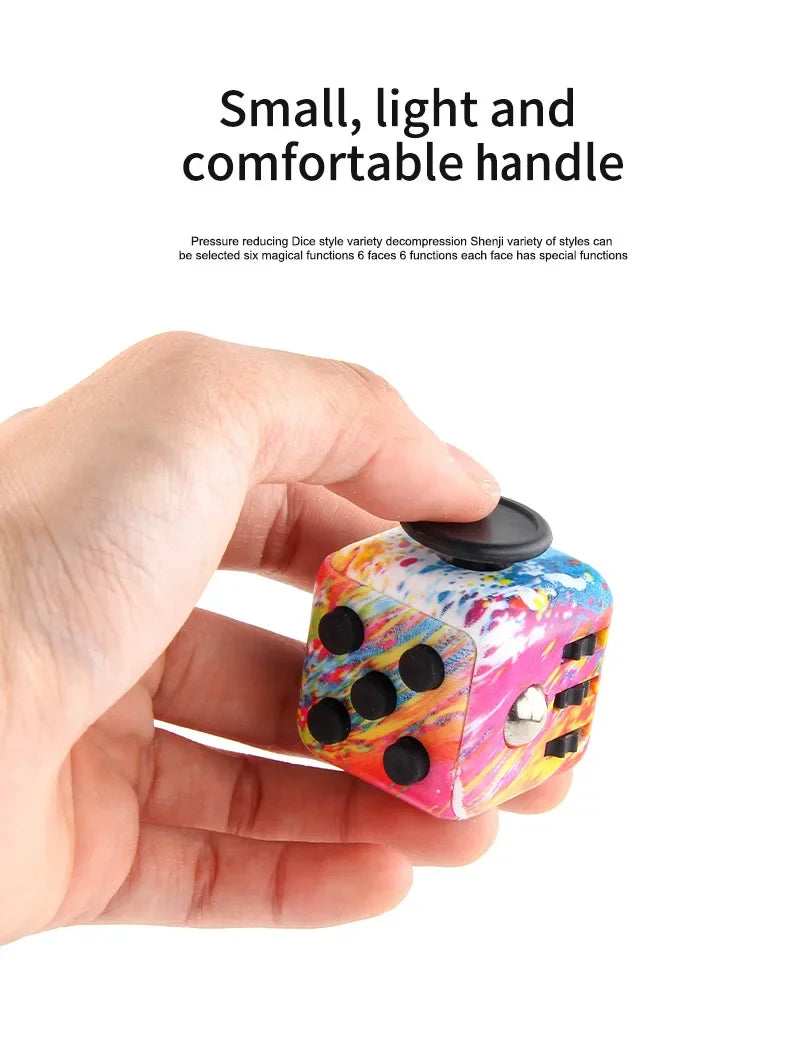 Colorful Fidget Dice for Stress Relief and Focus ATHLEXES