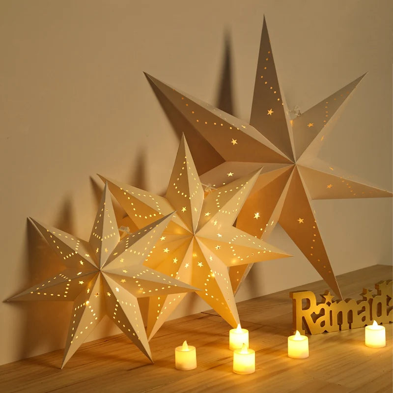 Eid Star Pendant: 30-75cm Festive Decor 2025 ATHLEXES
