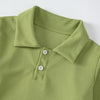 Stylish Kids' Solid Color Polo T-Shirt ATHLEXES