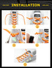 LazyLace Semicircle No-Tie Elastic Shoelaces ATHLEXES