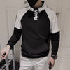 Stylish Stand Collar Letter Print Sweatshirt for Men ATHLEXES
