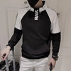Stylish Stand Collar Letter Print Sweatshirt for Men ATHLEXES
