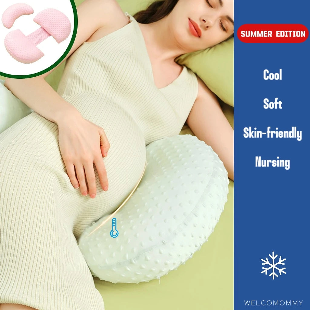 SilkComfort U-Shaped Pregnancy Pillow ATHLEXES