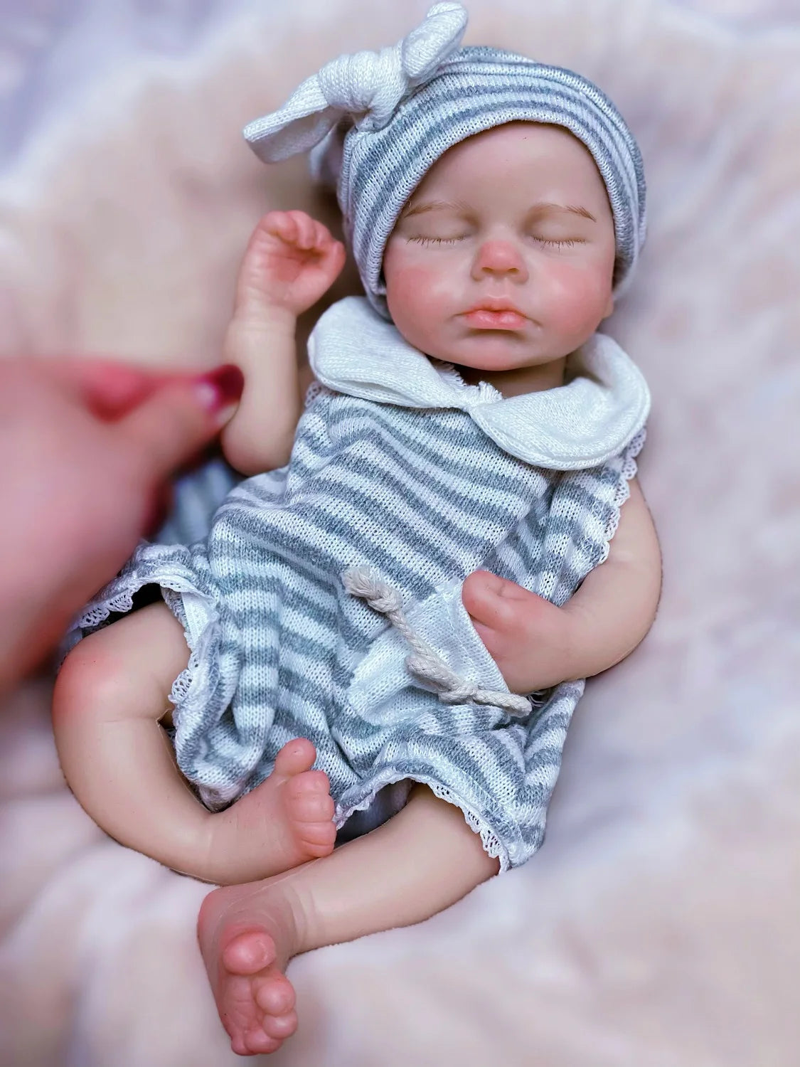 33cm LouLou Silicone Reborn Baby Doll with Bottle ATHLEXES