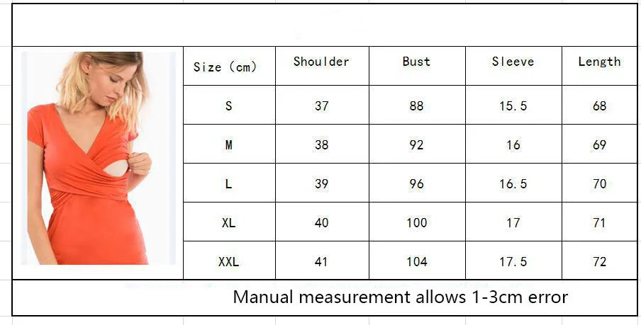 NurtureNest Short Sleeve Maternity T-Shirt Top ATHLEXES