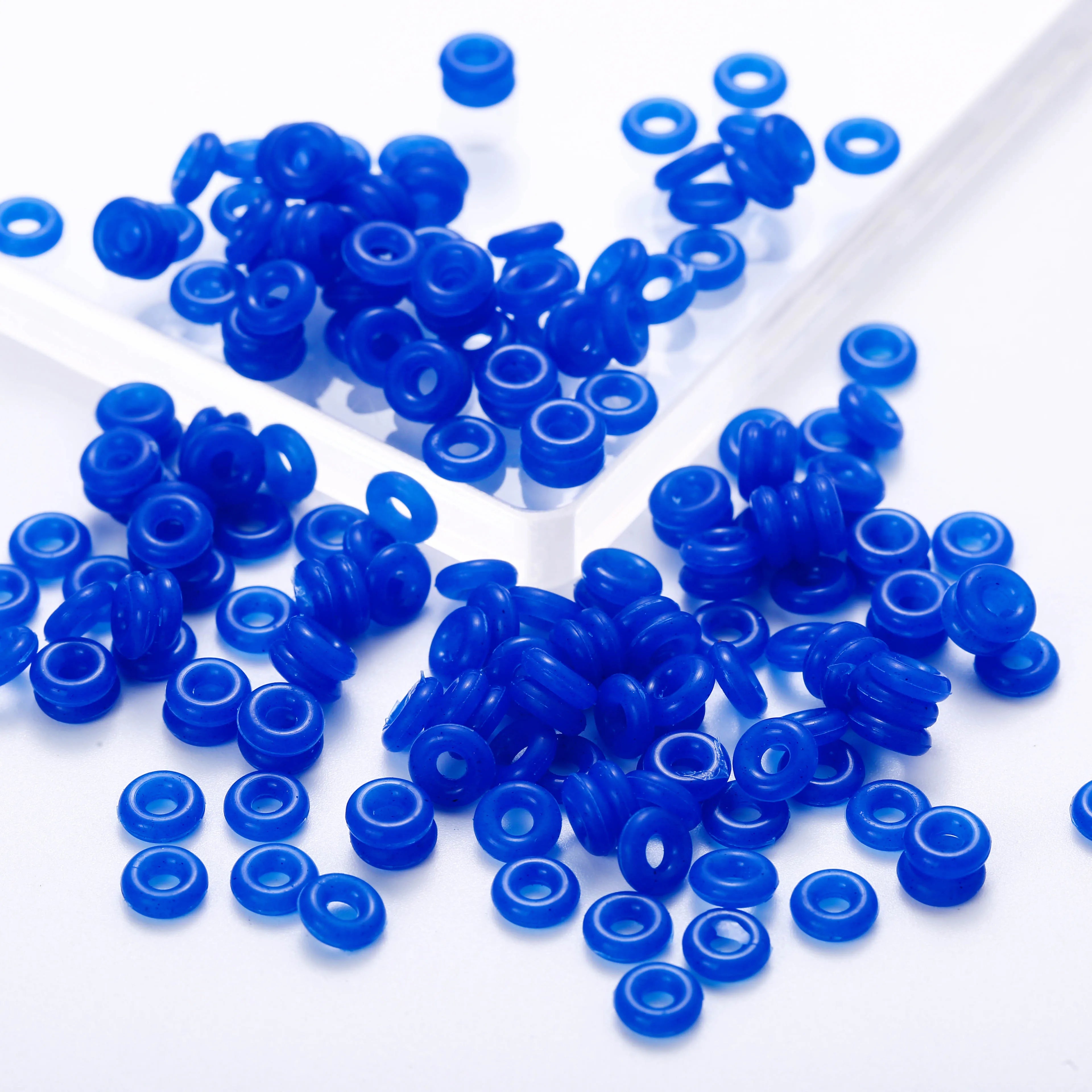 ColorSplash 6mm Rubber Clip Charms for Jewelry Crafting ATHLEXES