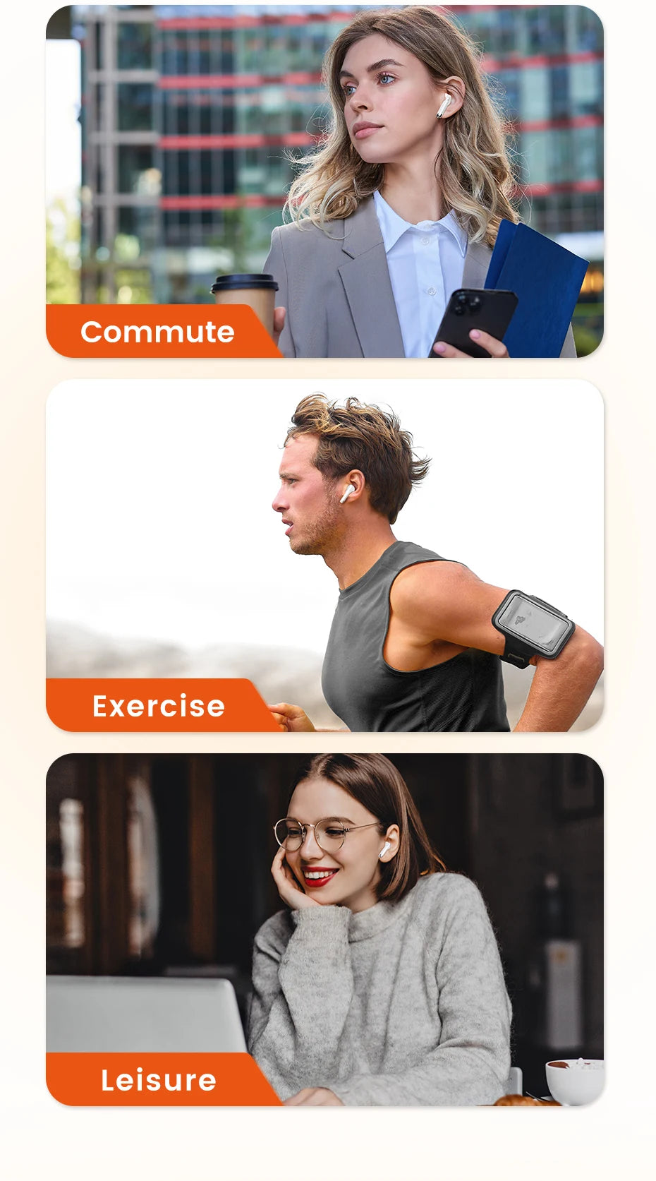 Toocki TWS Bluetooth 5.3 Sports Earphones ATHLEXES