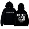 Faith Over Fear Inspirational Graphic Hoodie ATHLEXES