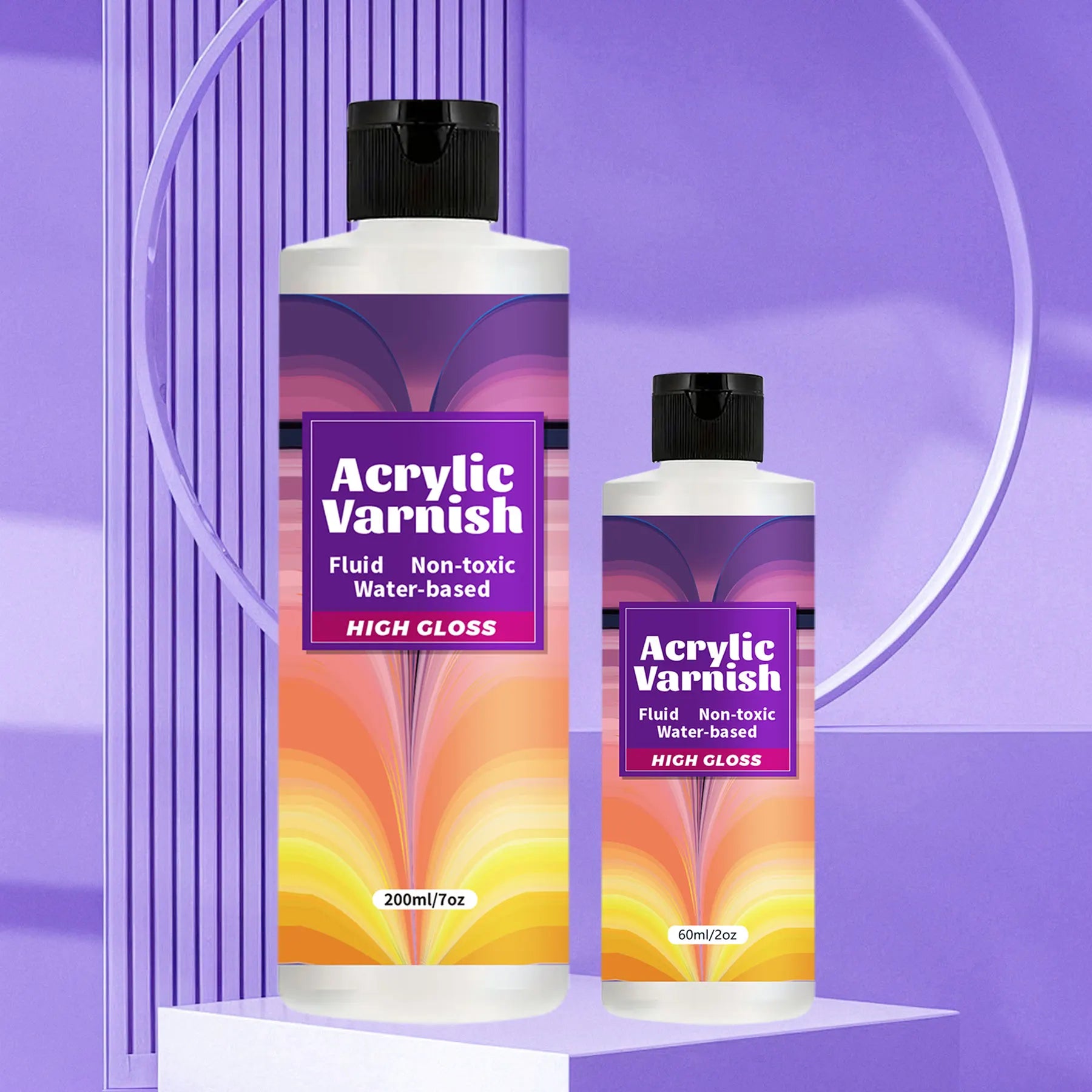 High Gloss Acrylic Varnish 200ML Protective Sealant ATHLEXES