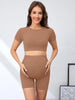 Maternity Seamless Workout Top and Legging Set ATHLEXES