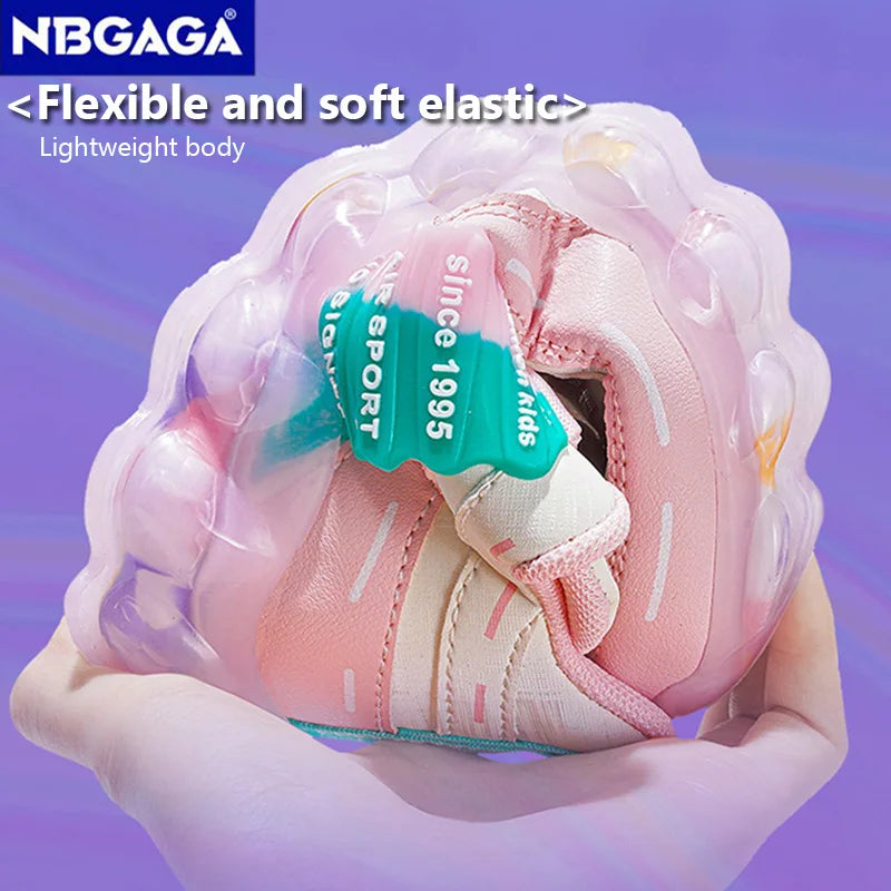 NBGAG Anti-Skid Leather Kids Sneakers ATHLEXES