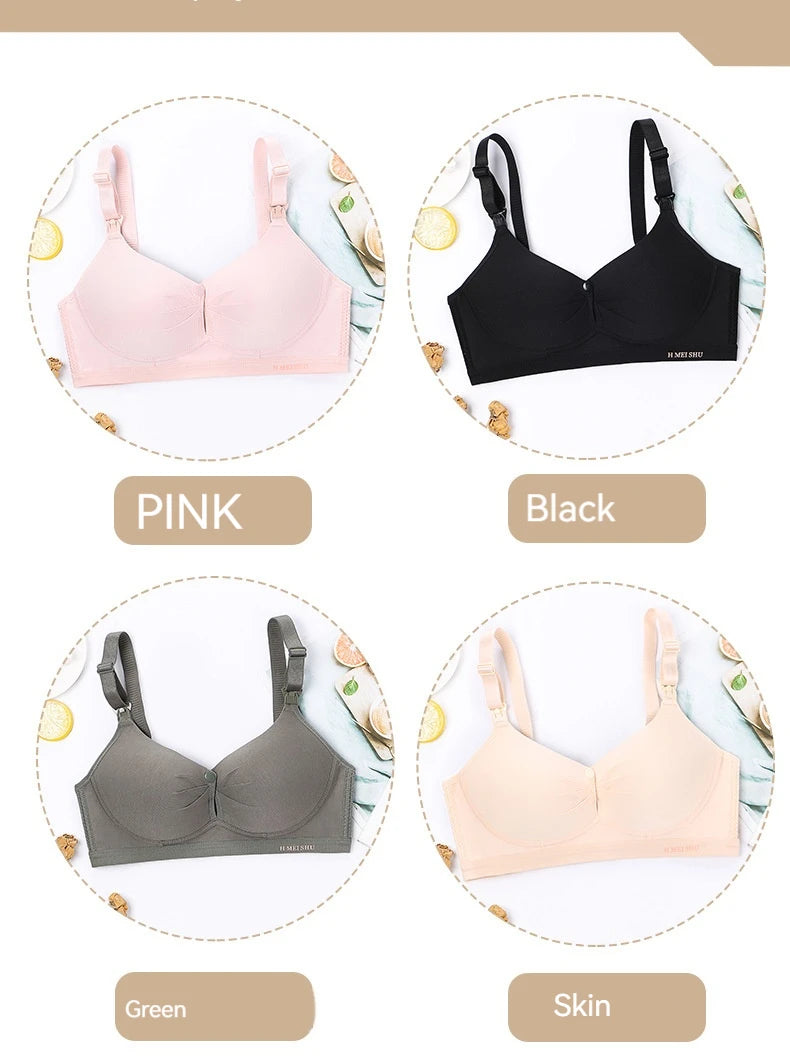 ComfortNest Seamless Nursing Bra for Moms ATHLEXES