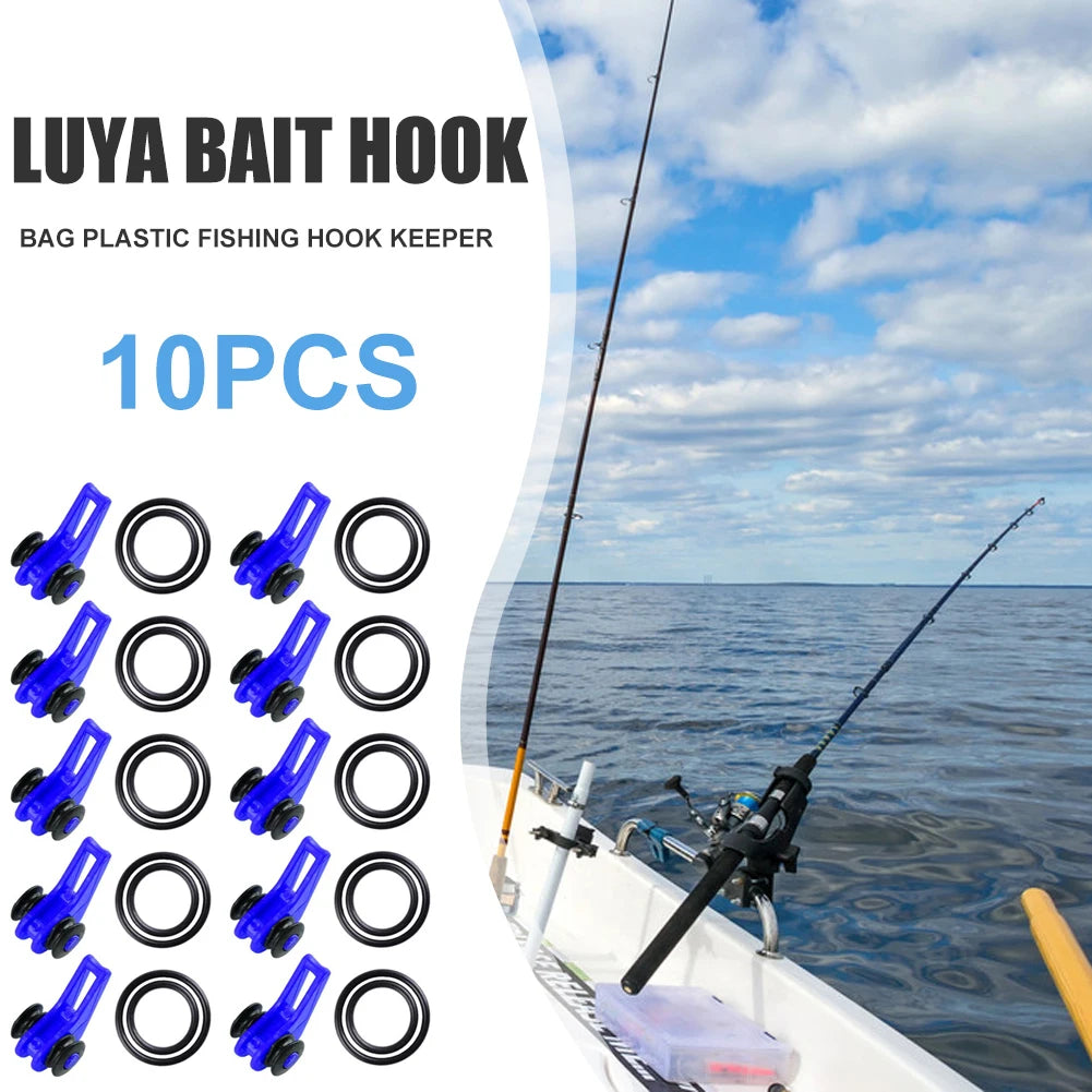 10pcs Premium Bait Keeper with Rubber Rings for Fishing ATHLEXES