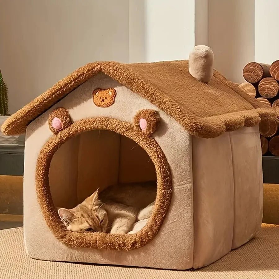 CozyCove Foldable Pet Cave ATHLEXES