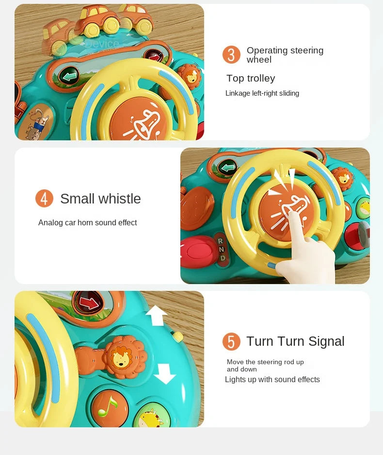 ToddlerDrive Electric Steering Wheel Toy ATHLEXES