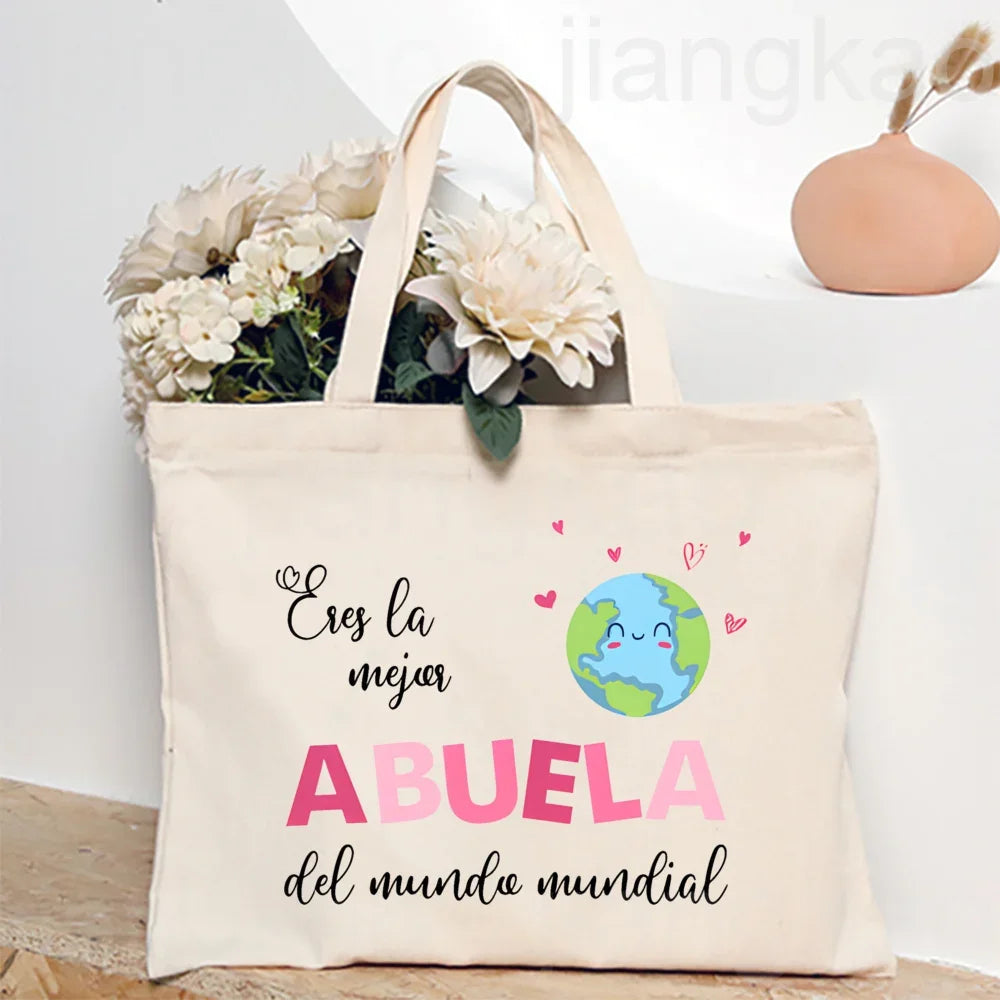 Bulldog Love Canvas Tote Bag ATHLEXES