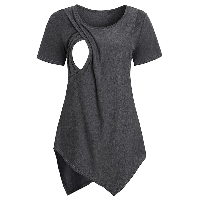 NurtureSoft Summer Nursing Blouse for Moms ATHLEXES