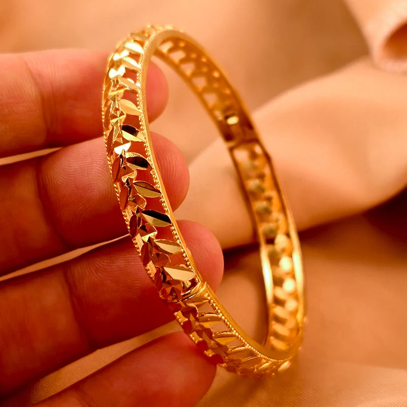 Dubai Turkish Gold Plated Bridal Bangles ATHLEXES