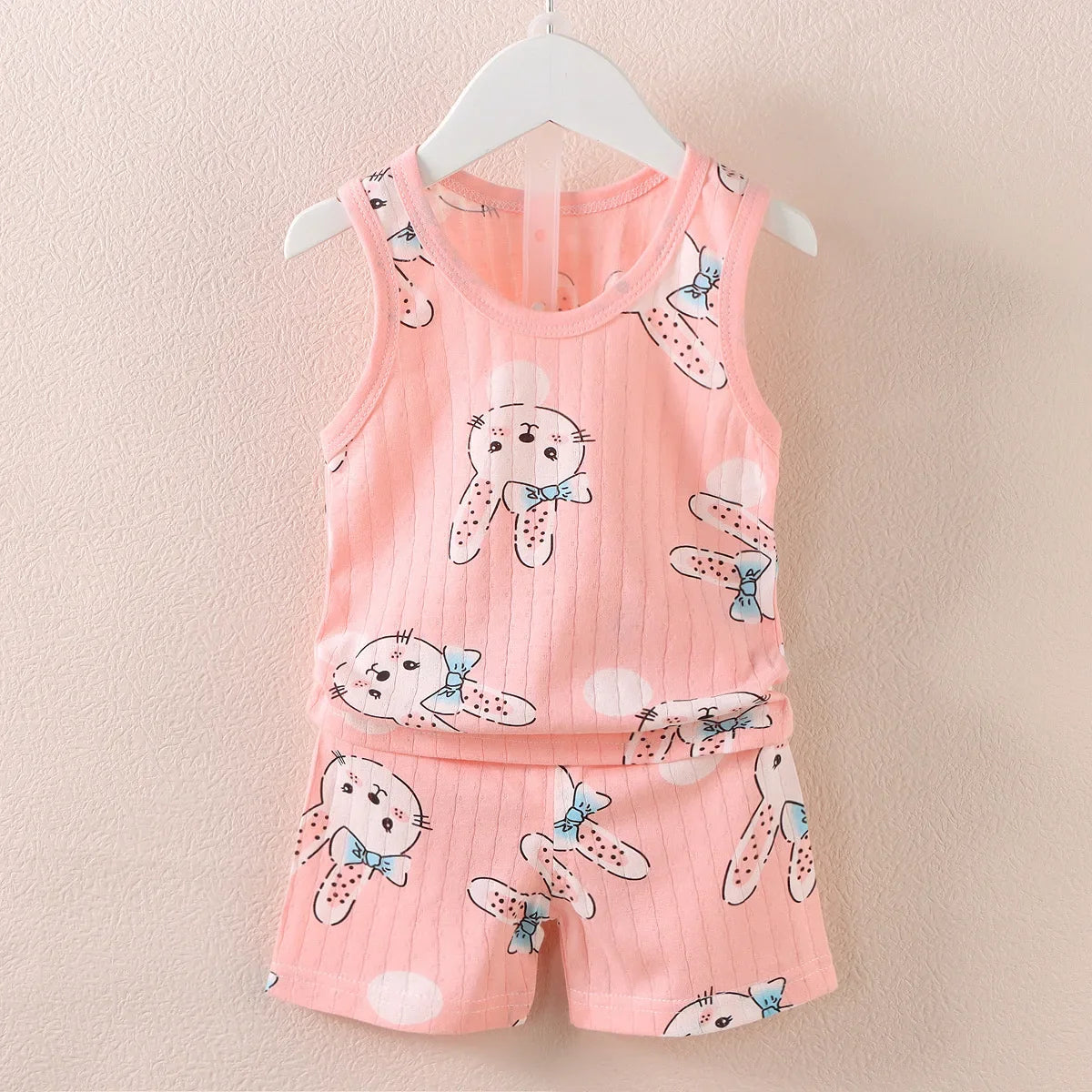 Cartoon Adventure Summer Pajamas Set for Kids ATHLEXES