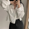 Elegant Casual White Long Sleeve Blouse ATHLEXES