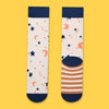 Colorful Cotton Women's Socks - Trendy Hedgehog & Sloth Designs ATHLEXES