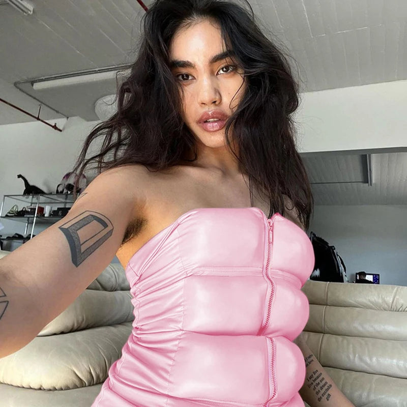 Goddess Glam Metallic Corset Top ATHLEXES