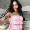 Goddess Glam Metallic Corset Top ATHLEXES