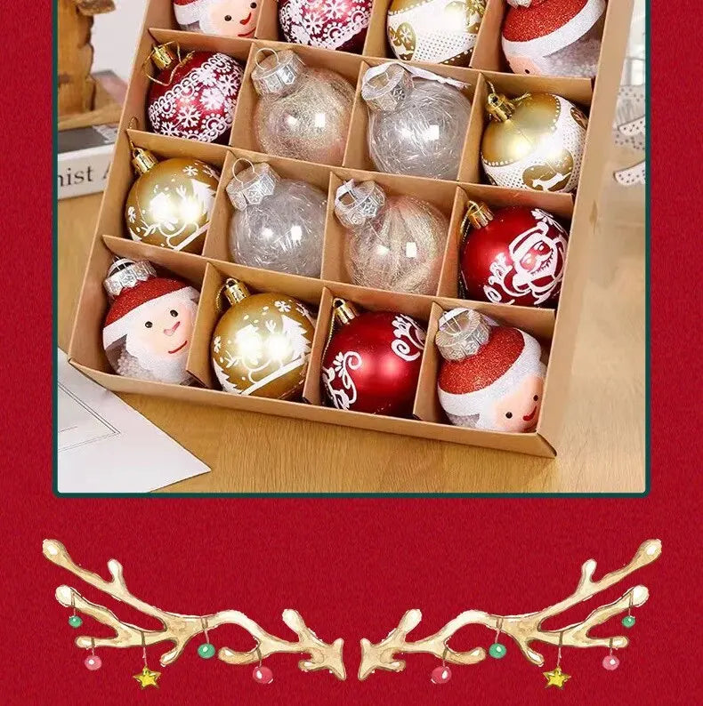Festive 16pcs Christmas Ball Ornament Set ATHLEXES
