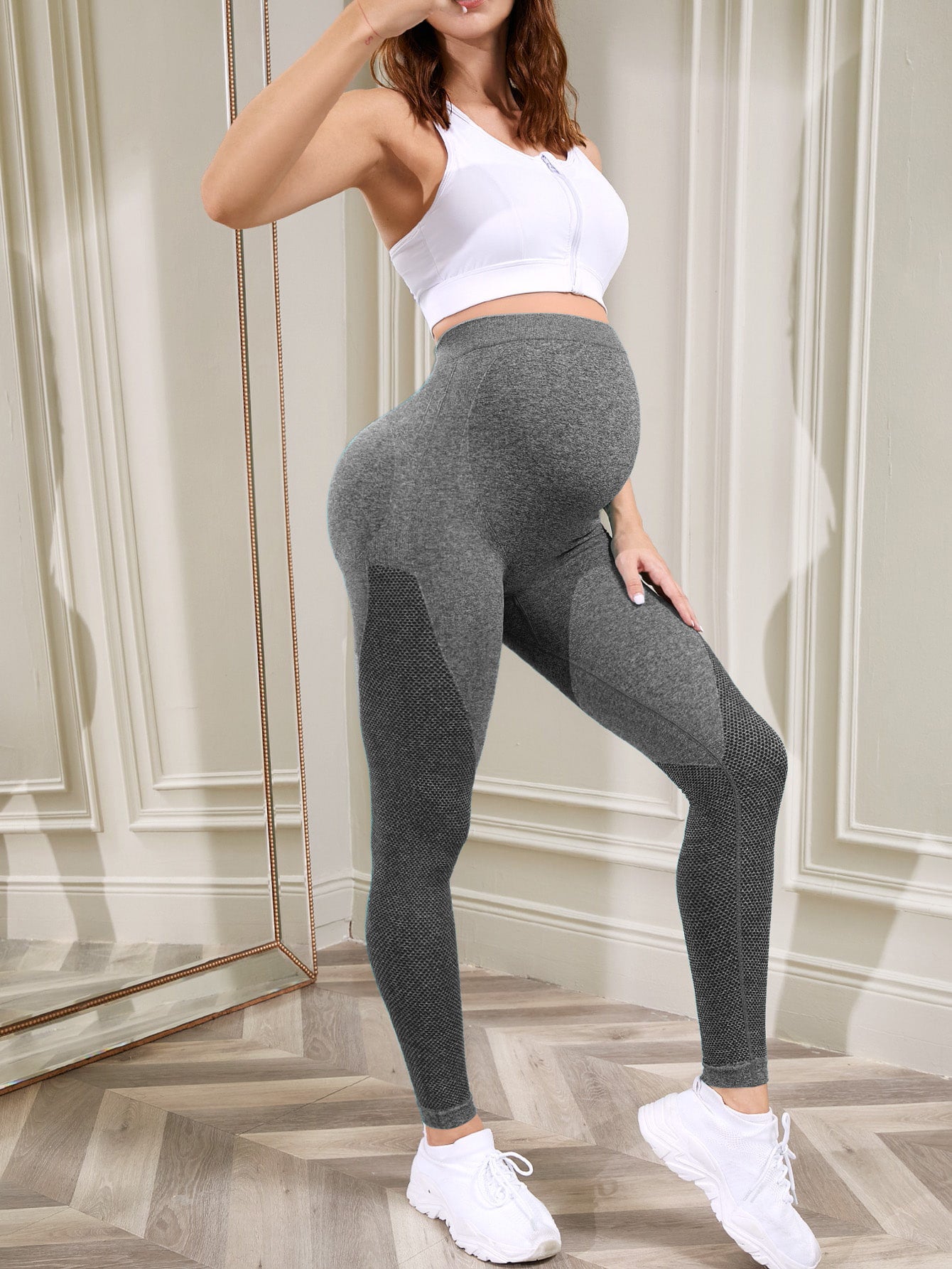 BumpStyle Over-Belly Maternity Yoga Leggings ATHLEXES