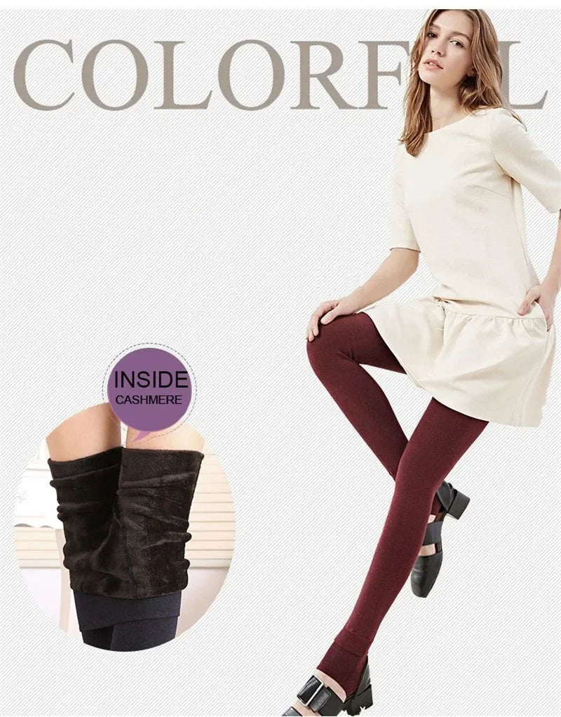 Velvet Luxe High Waist Winter Leggings for Women ATHLEXES