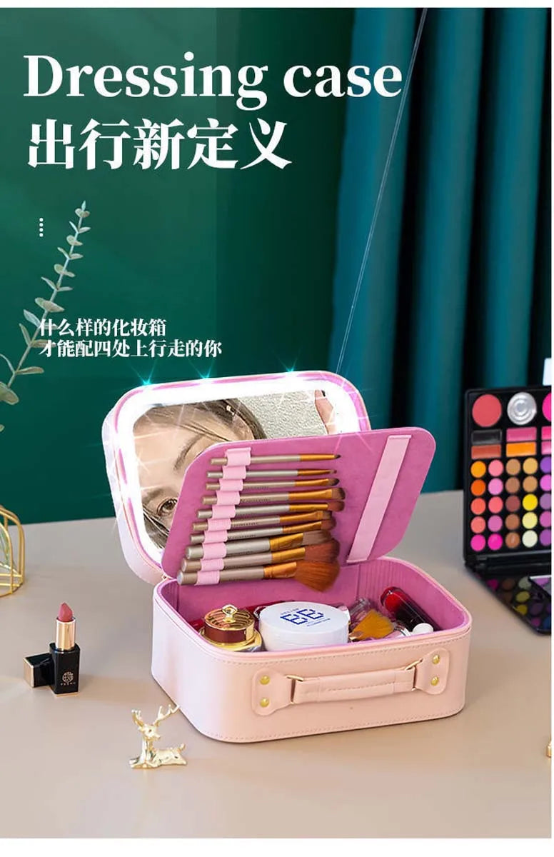 LumiCase LED Makeup Bag with Mirror ATHLEXES