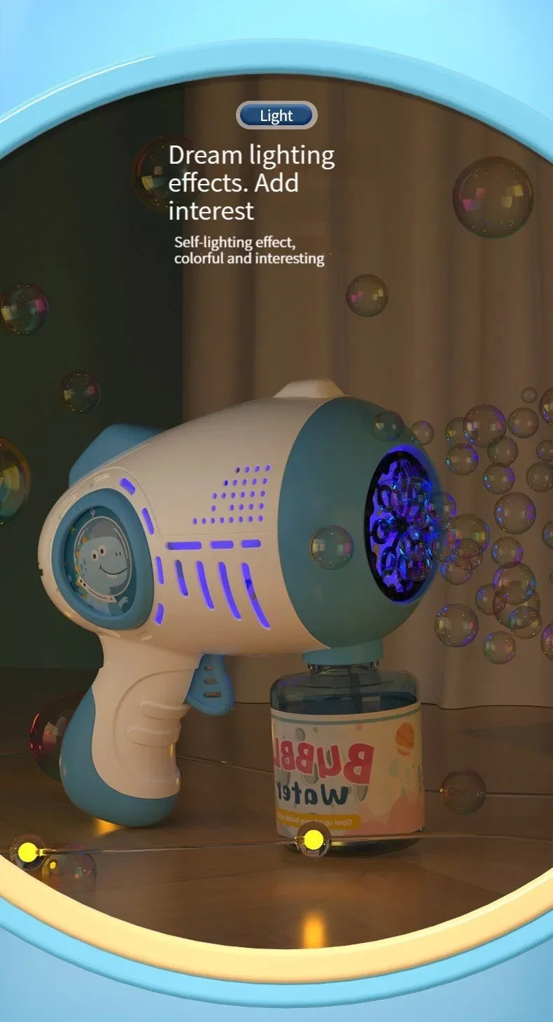 DinoBubbles Automatic Bubble Gun Machine ATHLEXES