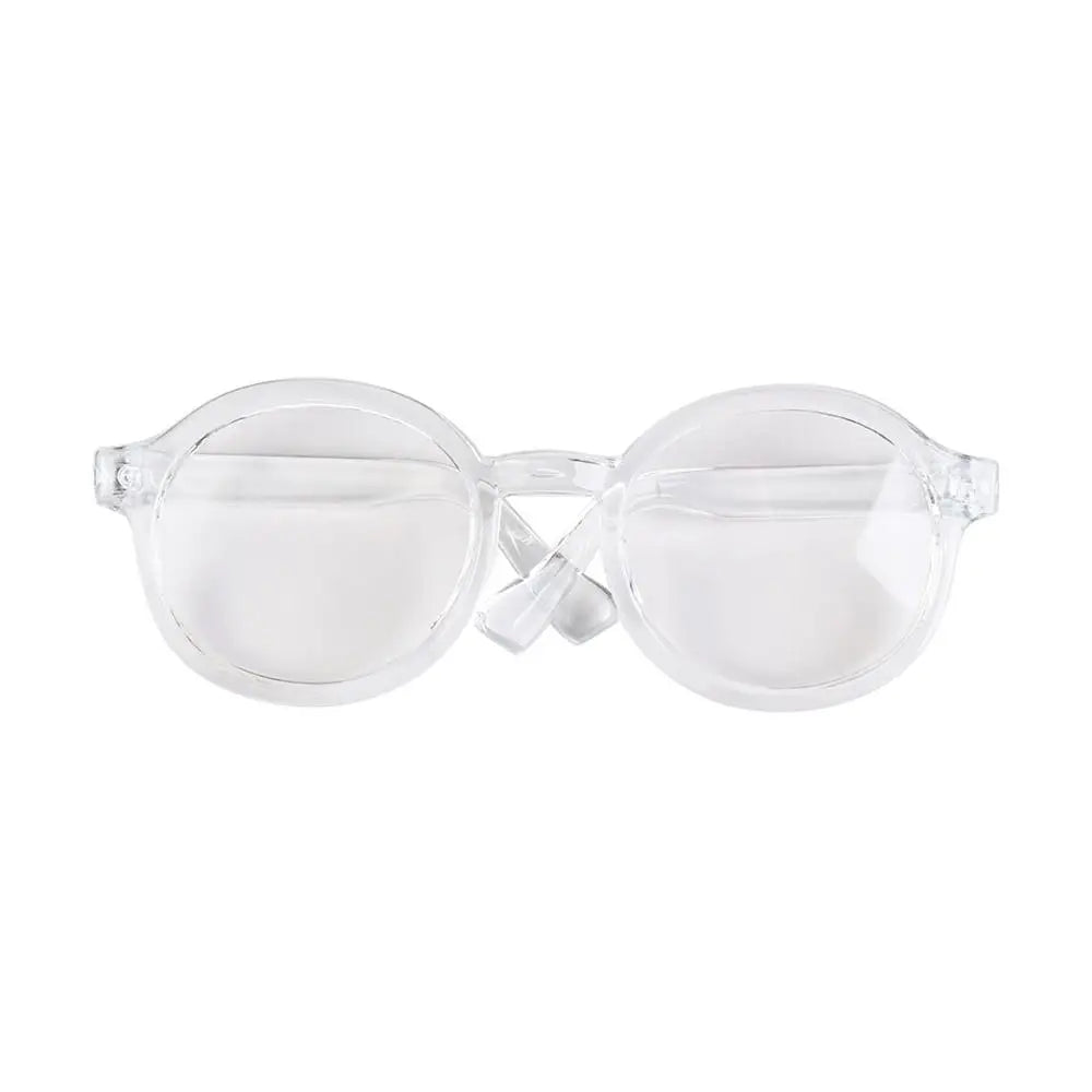 CandyColor Mini Doll Glasses - Transparent Chic Accessory ATHLEXES