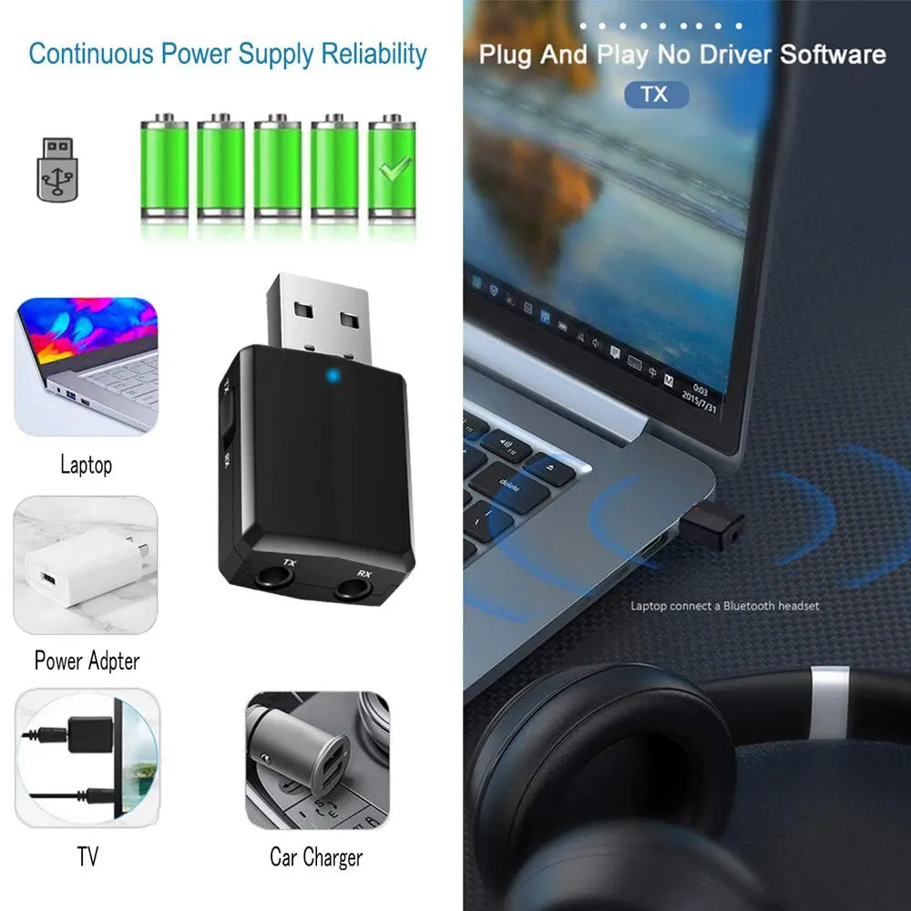 AUDIOSync Bluetooth 5.0 Transmitter Receiver ATHLEXES