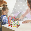 Montessori Wooden Roller Coaster Bead Maze for Toddlers ATHLEXES
