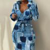 Plaid Hoodie Dress with Drawstring Detail ATHLEXES