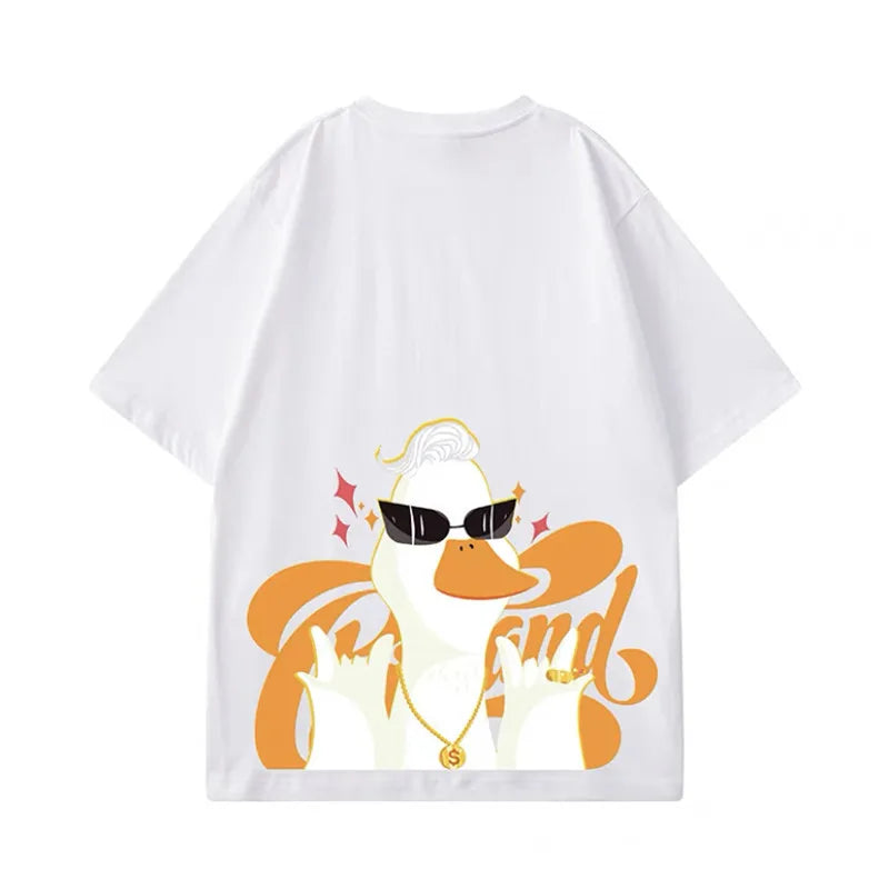 ZAZOMDE Retro Cartoon Tiger Oversized Tee ATHLEXES