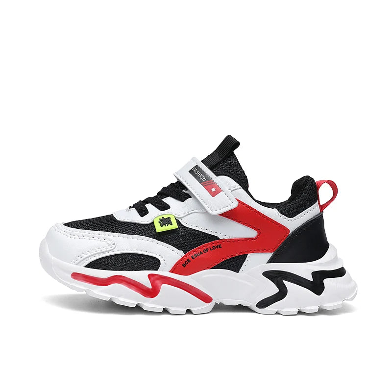 BreezeStride Leather Kid Sneakers for Active Boys ATHLEXES