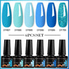 NailArt Pro 6pc UV Gel Polish Kit for Manicure ATHLEXES